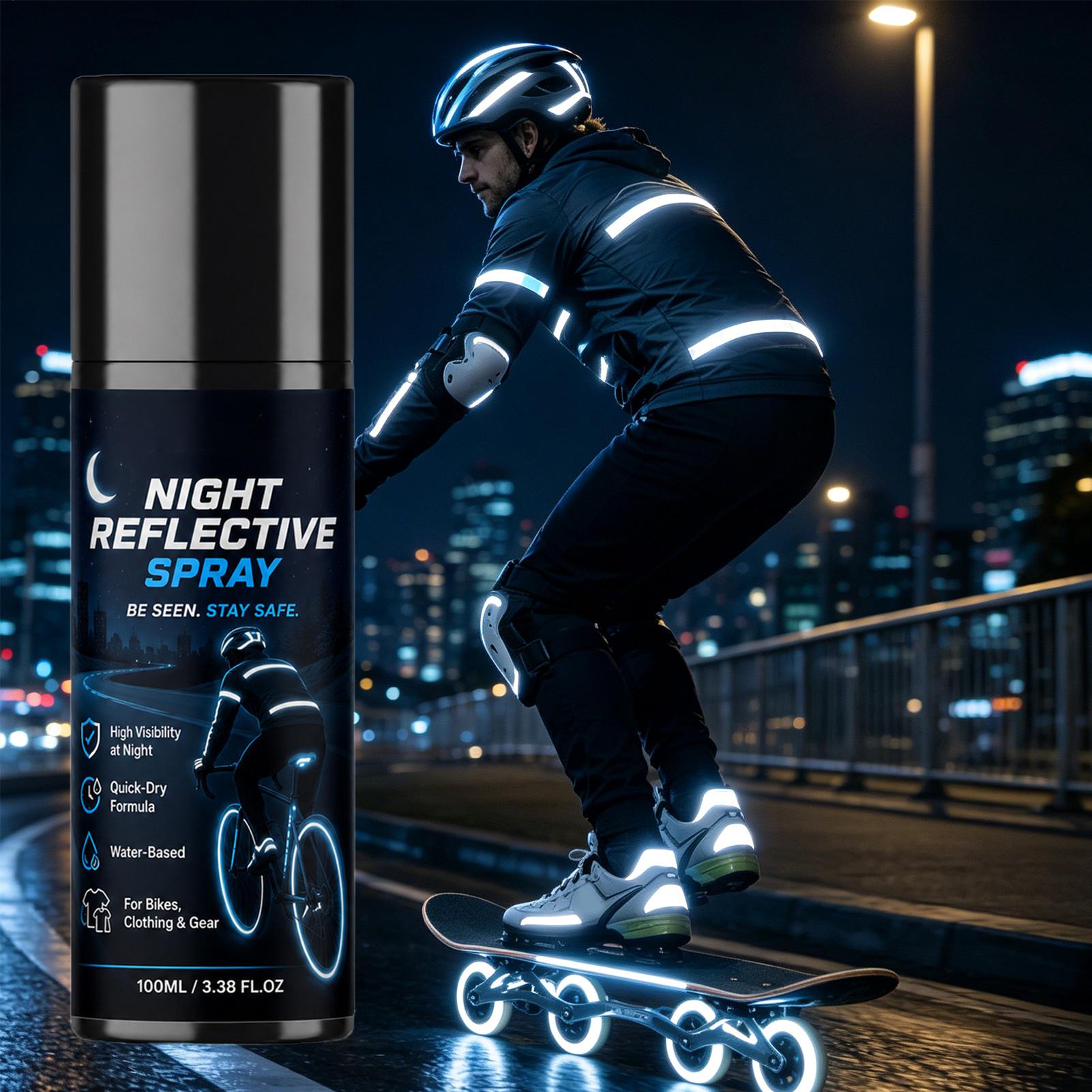 100ml Night Reflective Spray,  - Running Visibility Gear recension och pris