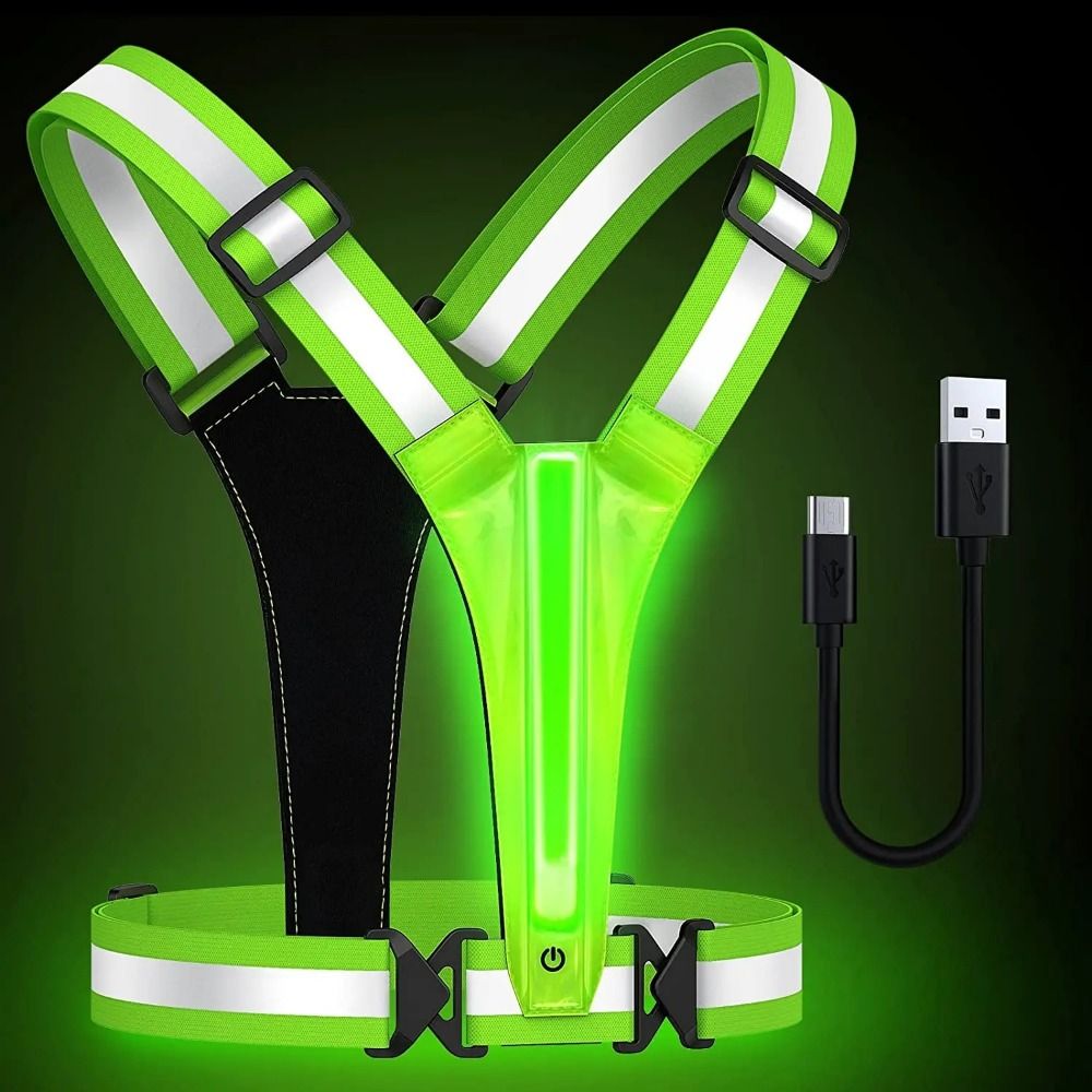 USB Rechargeable LED Reflectiv - Running Visibility Gear recension och pris