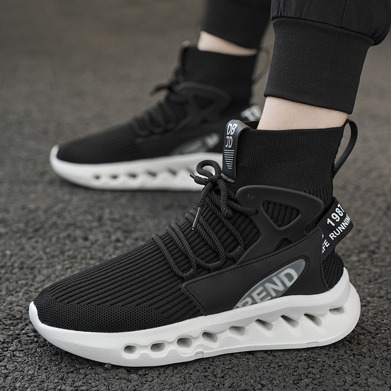 Trendy Men High Top Sock Shoes - Running Shoes Men recension och pris