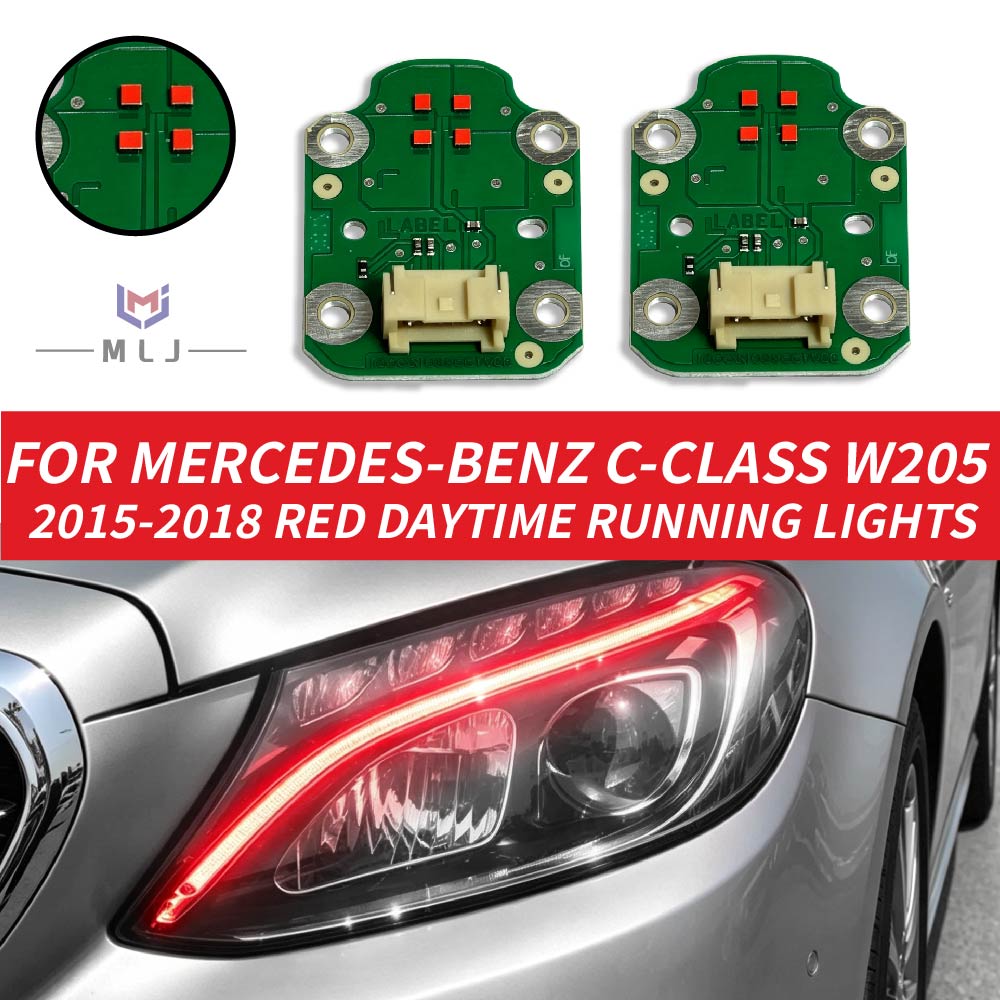 For Mercedes Benz C-Class W205 - Running Headlamp recension och pris