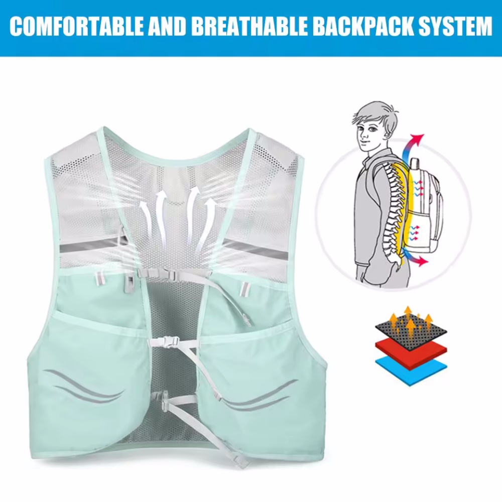 Reflective Running Vest Hydrat - Hydration Vest recension och pris