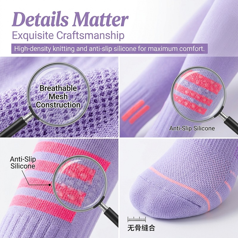 1/6 Pairs Women's Summer Fitne - Sports Socks recension och pris