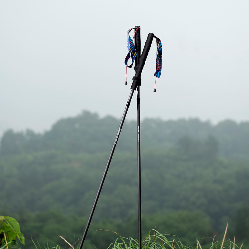 2pcs AONIJIE New Folding Outdo - Trekking Pole Carbon recension och pris