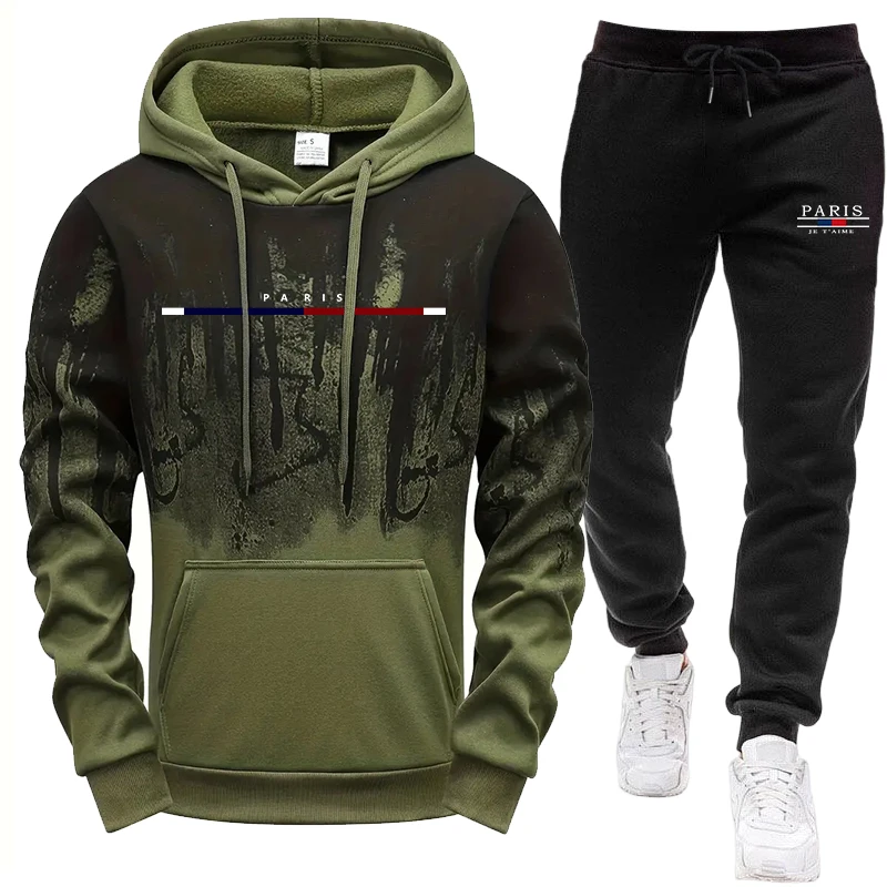 Men's Set/Hoodie/Pants Autumn  - Joggers Pants recension och pris