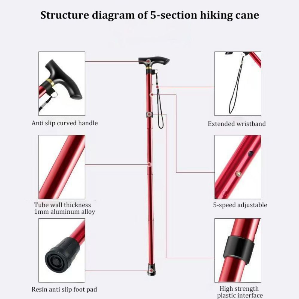 Lightweight Telescopic Trekkin - Trekking Pole Carbon recension och pris