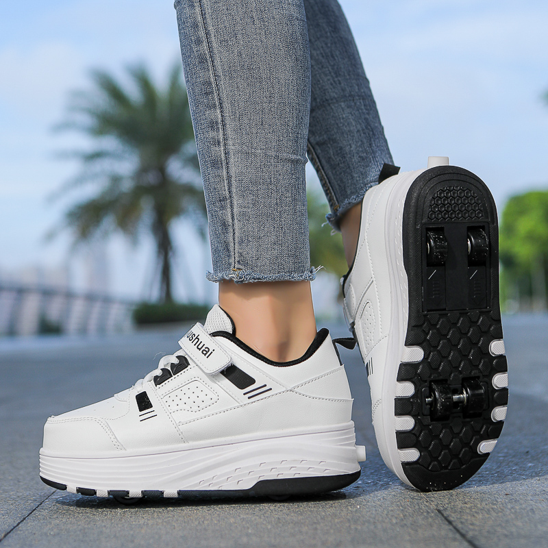 Kids 4‑Wheel Retractable Rolle - Running Shoes Men recension och pris