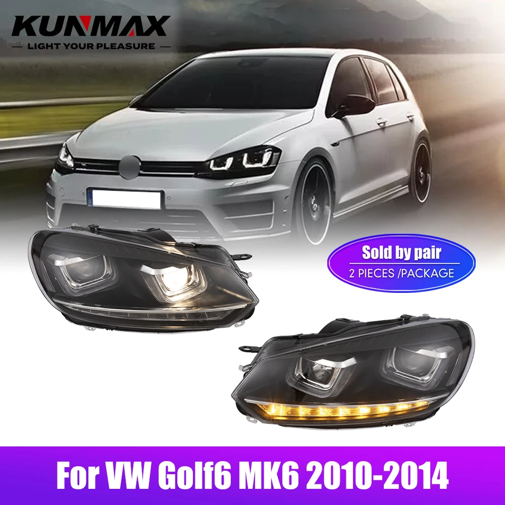 2PCs Car Styling Head Lamp for - Running Headlamp recension och pris