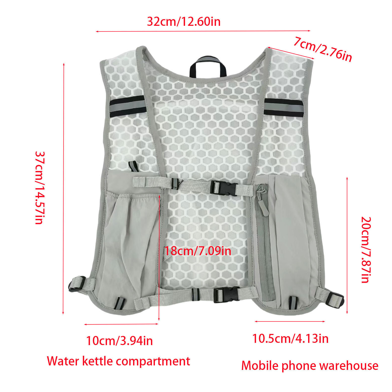 Unisex Running Vest Water-Resi - Hydration Vest recension och pris