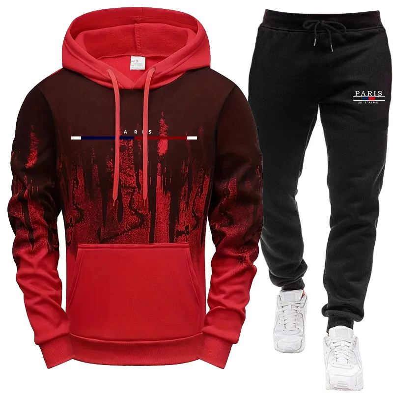 Men's Set/Hoodie/Pants Autumn  - Joggers Pants recension och pris