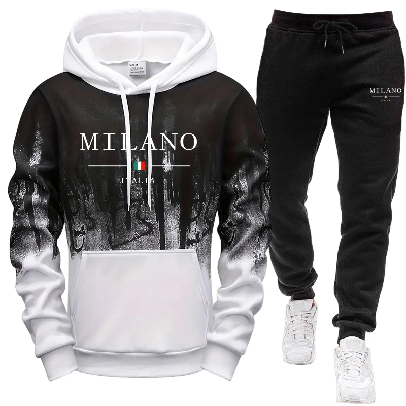 Men's Set/Hoodie/Pants Autumn  - Joggers Pants recension och pris