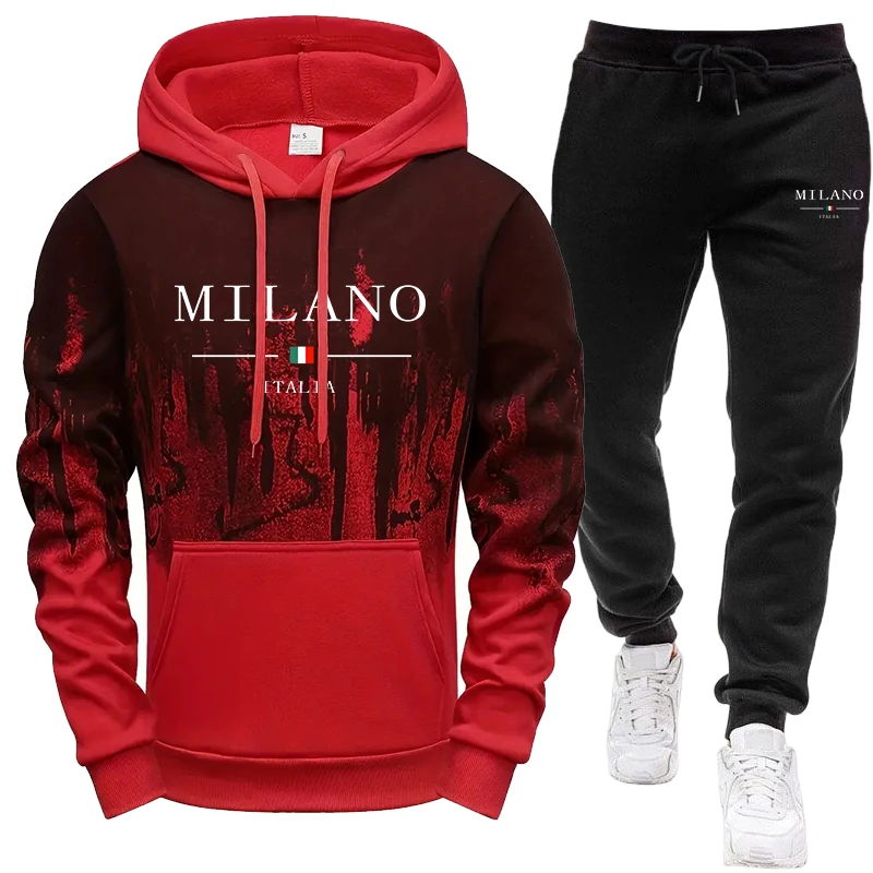 Men's Set/Hoodie/Pants Autumn  - Joggers Pants recension och pris